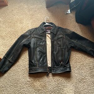 Milwaukee Motorcycle Clothing Leather Jacket. Medium. Worn once.